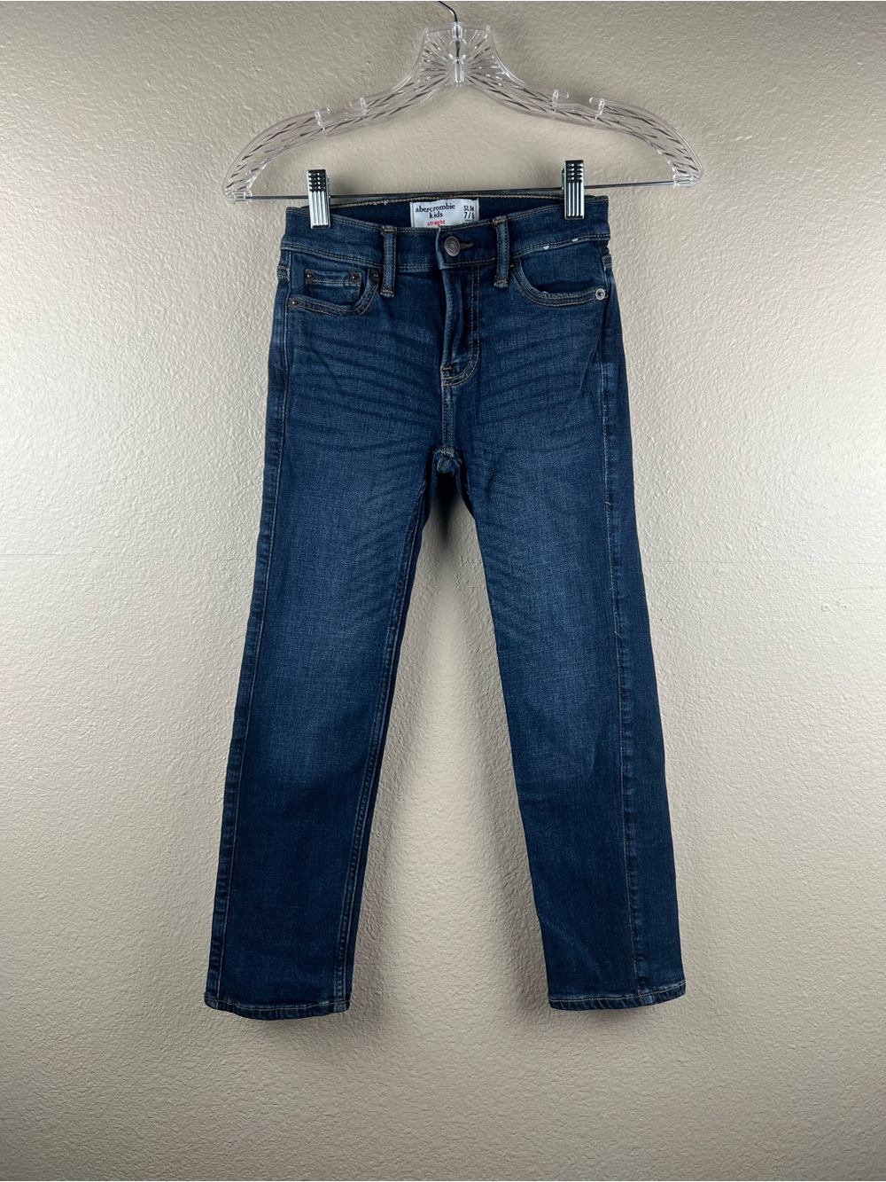 Abercrombie Kids Slim Straight Jeans Boys 7/8 Adjustable Waist